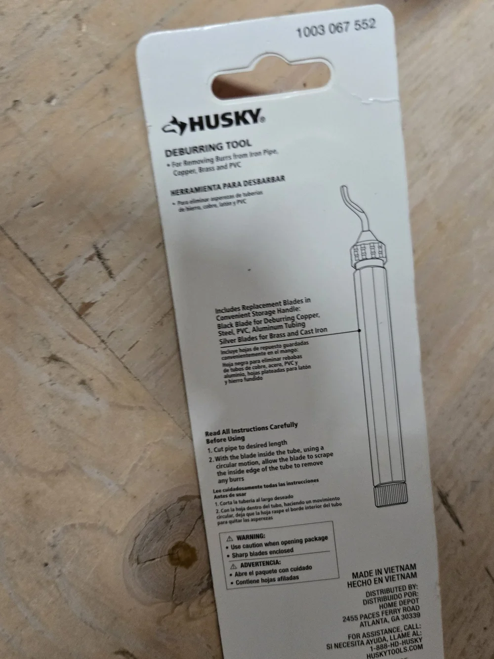 Husky Red Deburring Tool - Picture 4 of 4